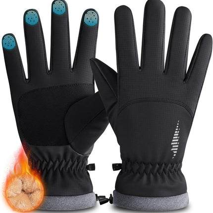 Winter Gloves Women Men Waterproof Windproof, Cold Weather Warm Gloves with Touchscreen Fingers, for Running, Driving, Cycling, Biking, Riding, Walking, Hiking, Outdoor Sports, Daily Work