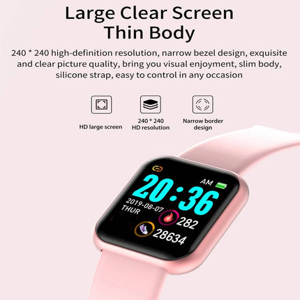 Men Smart Watches Color Screen Bluetooth Woman Fitness Sport Bracelet Health Sleep Monitor Electronic Clock Kid Smartwatch Alarm